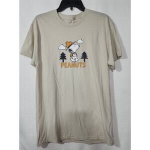 Snoopy and woodstock ''Happiness is Hiking'' men's medium shirt